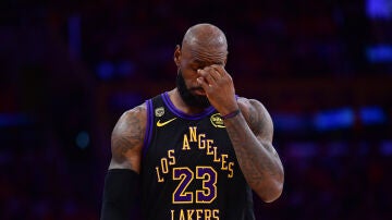 LeBron James, en el cuarto partido ante los Oklahoma City Thunder