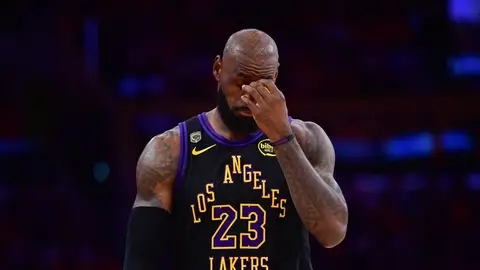 LeBron James, en el cuarto partido ante los Oklahoma City Thunder LeBron James, en el cuarto partido ante los Oklahoma City Thunder