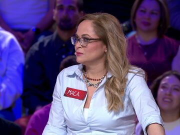 La decepci&oacute;n invade a Maca tras equivocarse al resolver el panel
