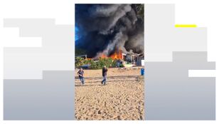 Incendio en un restaurante de La Manga 
