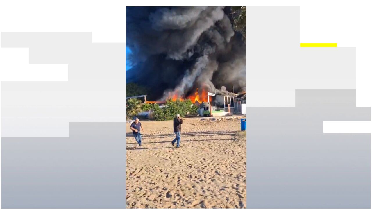 Incendio en un restaurante de La Manga 