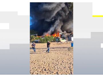 Incendio en un restaurante de La Manga Incendio en un restaurante de La Manga