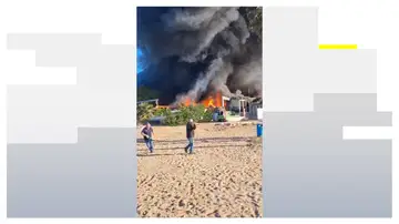 Incendio en un restaurante de La Manga Incendio en un restaurante de La Manga