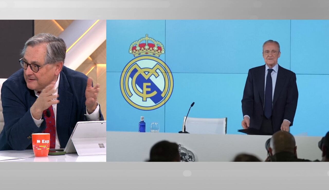 Paco Marhuenda comenta la rueda de prensa de Florentino P&eacute;rez