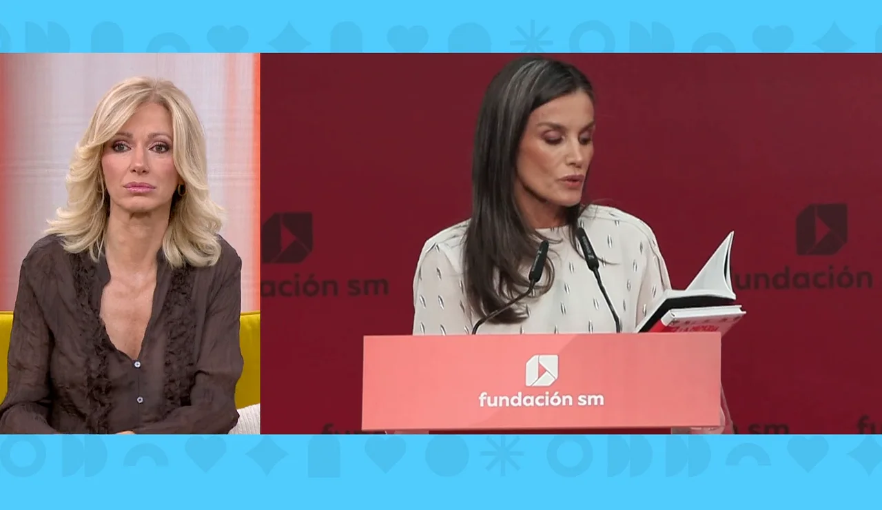 La Reina Letizia interpreta un fragmento de una novela juvenil