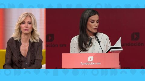 La Reina Letizia interpreta un fragmento de una novela juvenil