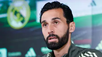 Álvaro Arbeloa, en rueda de prensa en Valdebebas Álvaro Arbeloa, en rueda de prensa en Valdebebas