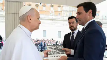 El Papa recibe a Imanol Pradales El Papa recibe a Imanol Pradales