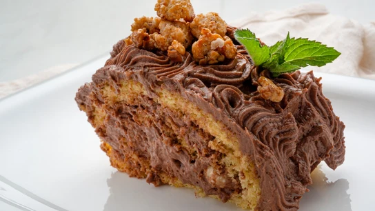 Brazo gitano de chocolate y avellana, de Eva Arguiñano Brazo gitano de chocolate y avellana, de Eva Arguiñano