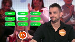 David, lanzado en Pasapalabra: pleno y el doble de tiempo que Javier rumbo a El Rosco