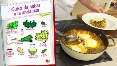 Ingredientes Guiso de habas a la andaluza