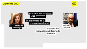 Los mensajes entre Koldo y Armengol