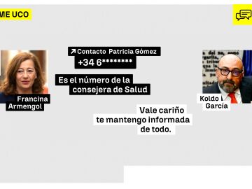 Los mensajes entre Koldo y Armengol