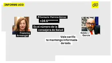 Los mensajes entre Koldo y Armengol Los mensajes entre Koldo y Armengol