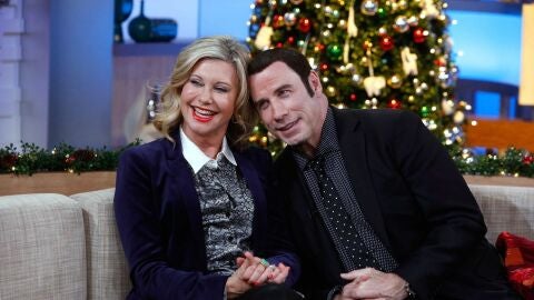 Olivia Newton-John y John Travolta en 2012