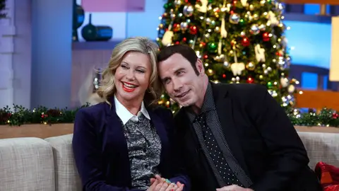 Olivia Newton-John y John Travolta en 2012 Olivia Newton-John y John Travolta en 2012