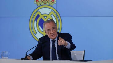 El presidente del Real Madrid, Florentino P&eacute;rez