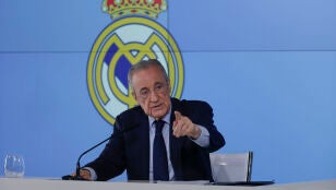 El presidente del Real Madrid, Florentino P&eacute;rez