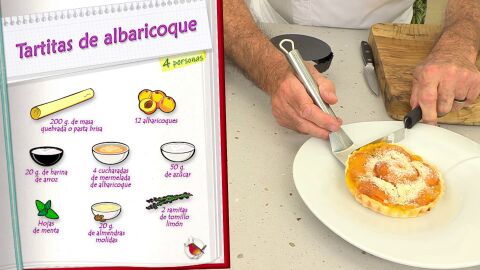 Ingredientes Tartitas de albaricoque