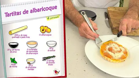 Ingredientes Tartitas de albaricoque Ingredientes Tartitas de albaricoque
