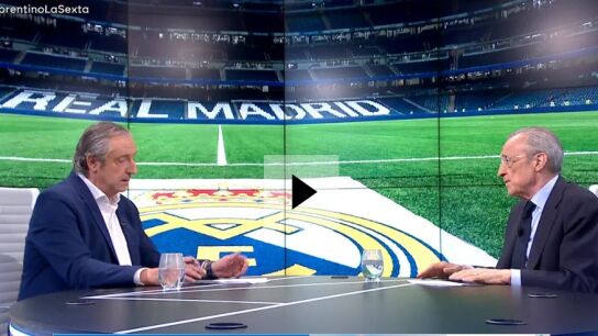 Florentino P&eacute;rez con Pedrerol