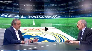 Florentino Pérez con Pedrerol
