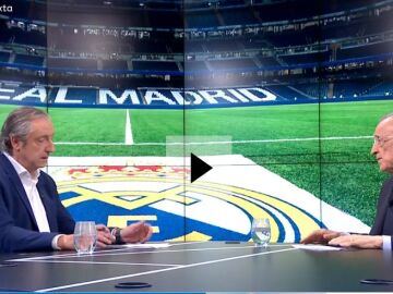 Florentino P&eacute;rez con Pedrerol