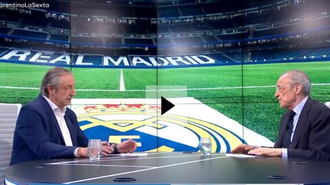 Florentino P&eacute;rez con Pedrerol