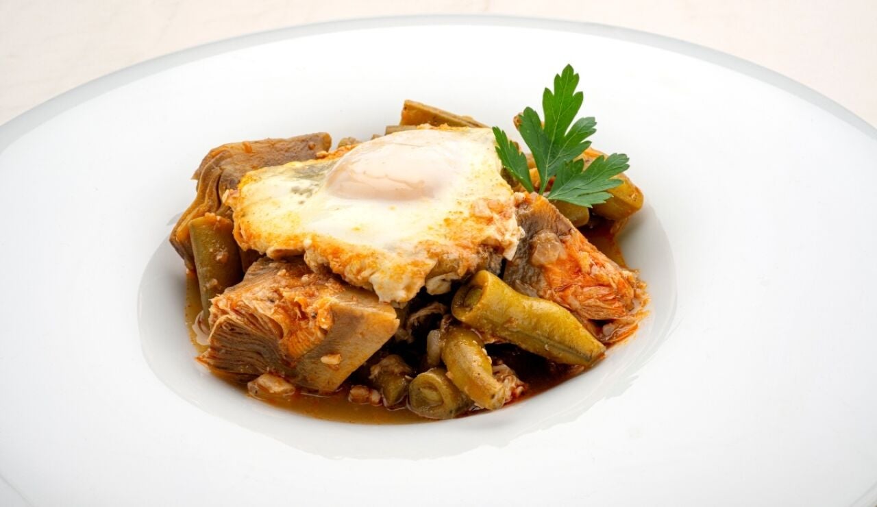 Guiso de habas a la andaluza