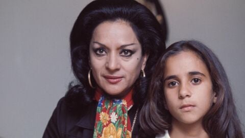 Lola Flores y su hija Rosario