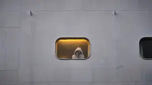 Una pasajero del crucero con norovirus