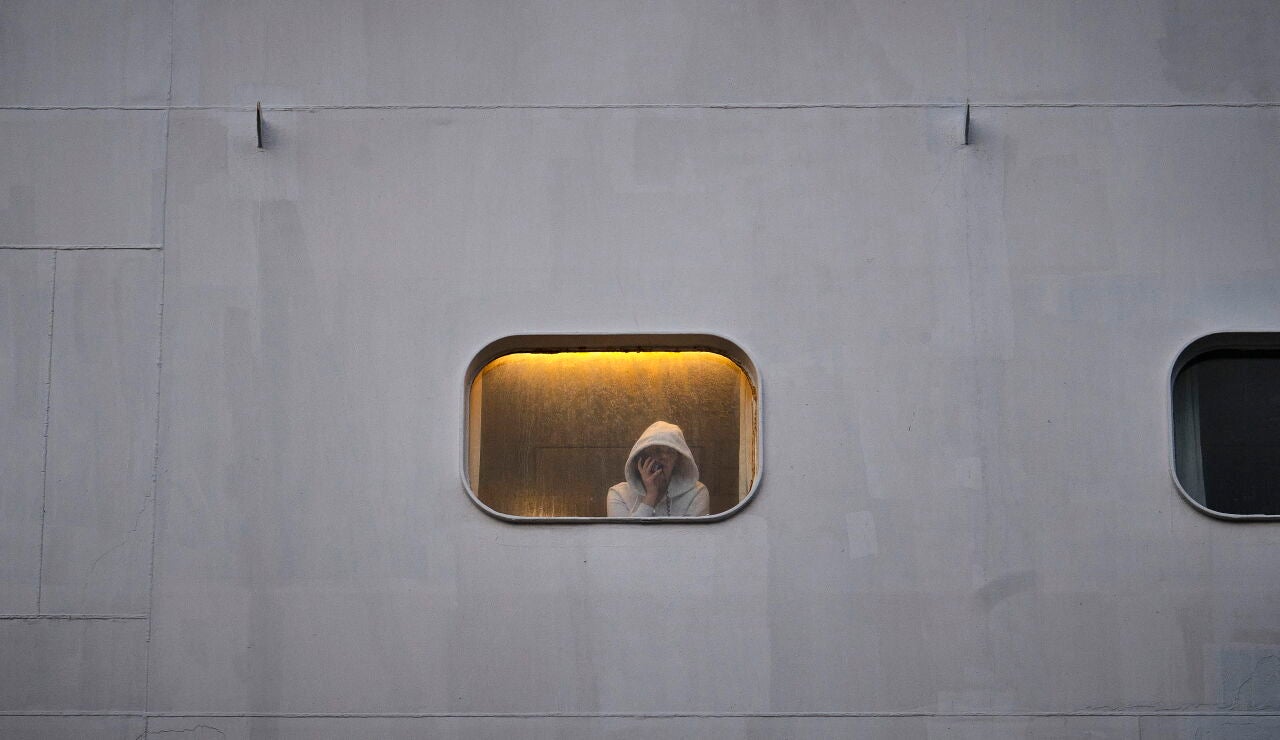 Una pasajero del crucero con norovirus