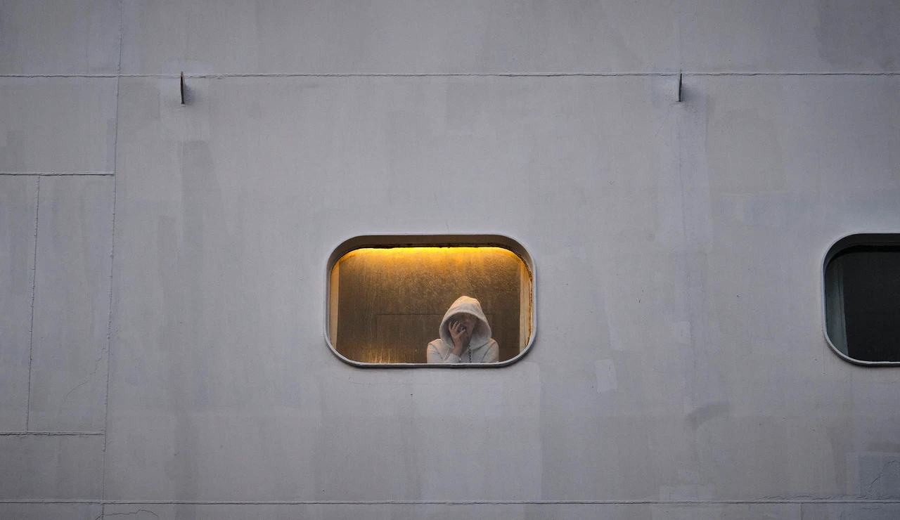 Una pasajero del crucero con norovirus