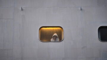 Una pasajero del crucero con norovirus