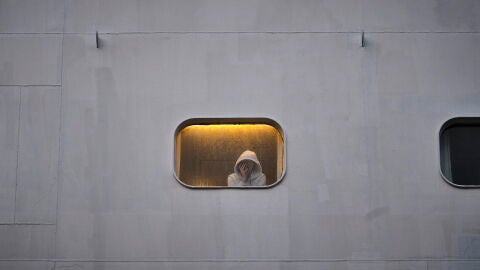 Una pasajero del crucero con norovirus