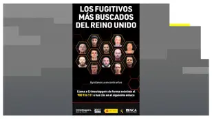 Los fugitivos más buscados de Reino Unido
