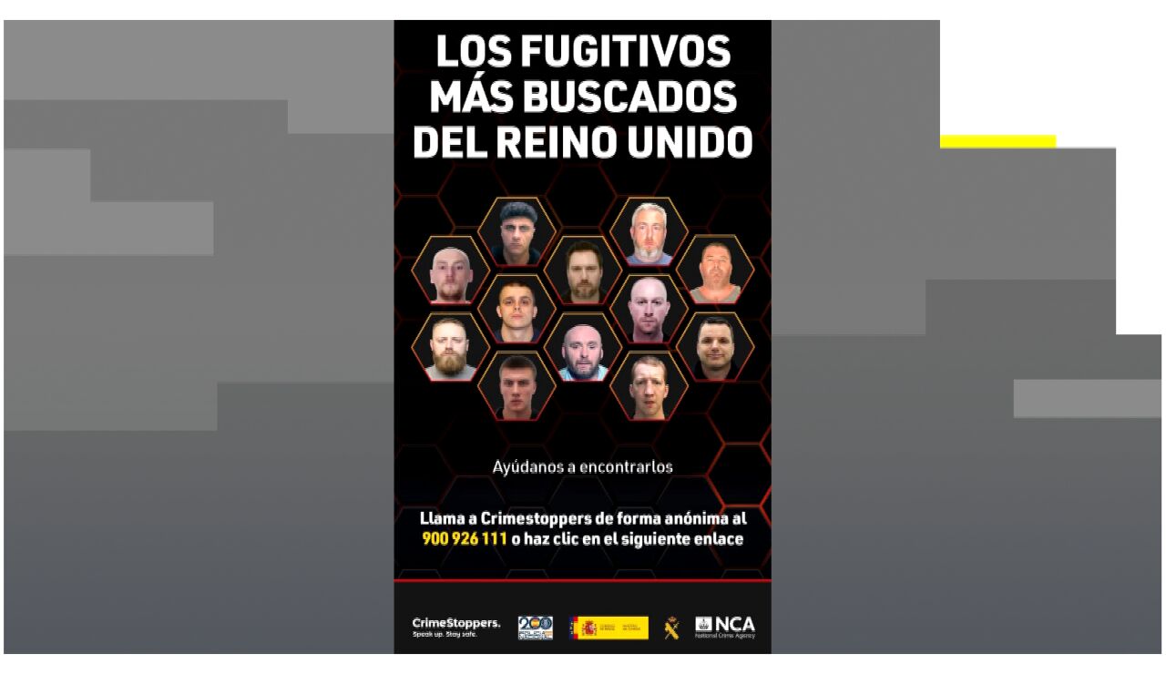 Los fugitivos m&aacute;s buscados de Reino Unido