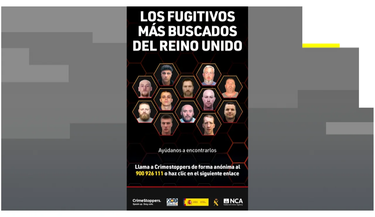Los fugitivos más buscados de Reino Unido
