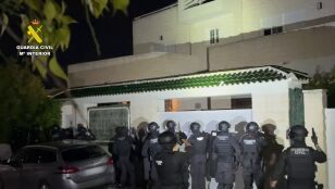 Imagen del operativo policial