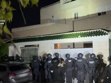 Imagen del operativo policial