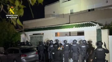 Imagen del operativo policial