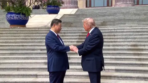Trump y Xi Jinping Trump y Xi Jinping