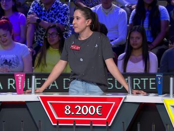 &iexcl;Dobla letra por 1.000 euros hasta 3 veces! Miriam triunfa en La ruleta de la suerte
