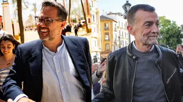 José Ignacio García Sánchez (Adelante Andalucía) y Antonio Maíllo (Por Andalucía) José Ignacio García Sánchez (Adelante Andalucía) y Antonio Maíllo (Por Andalucía)