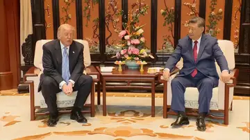 Donald Trump y Xi Jinping Donald Trump y Xi Jinping