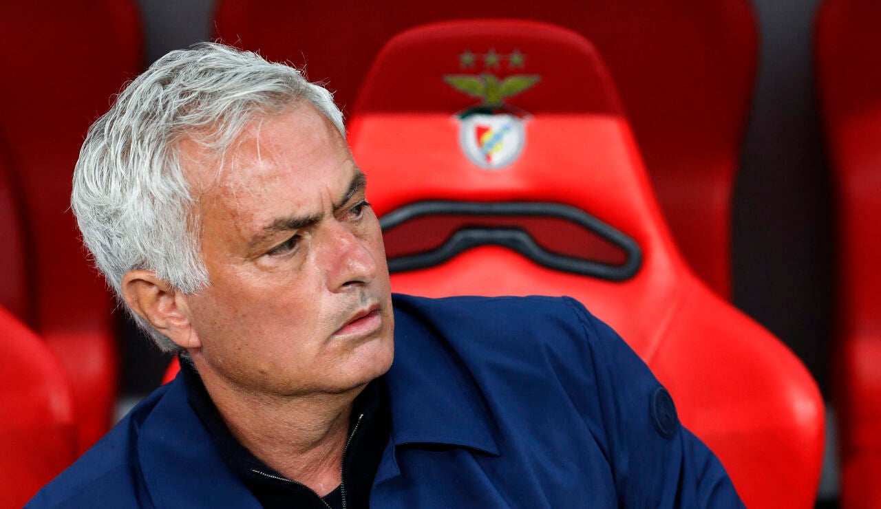Jos&eacute; Mourinho, en el partido ante el SC Braga