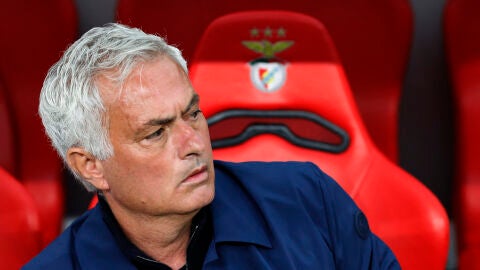 Jos&eacute; Mourinho, en el partido ante el SC Braga