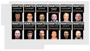 Delicuentes m&aacute;s buscados de Reino Unido