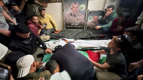 Funeral de Izz al Din al Haddad, comandante del ala militar de Ham&aacute;s
