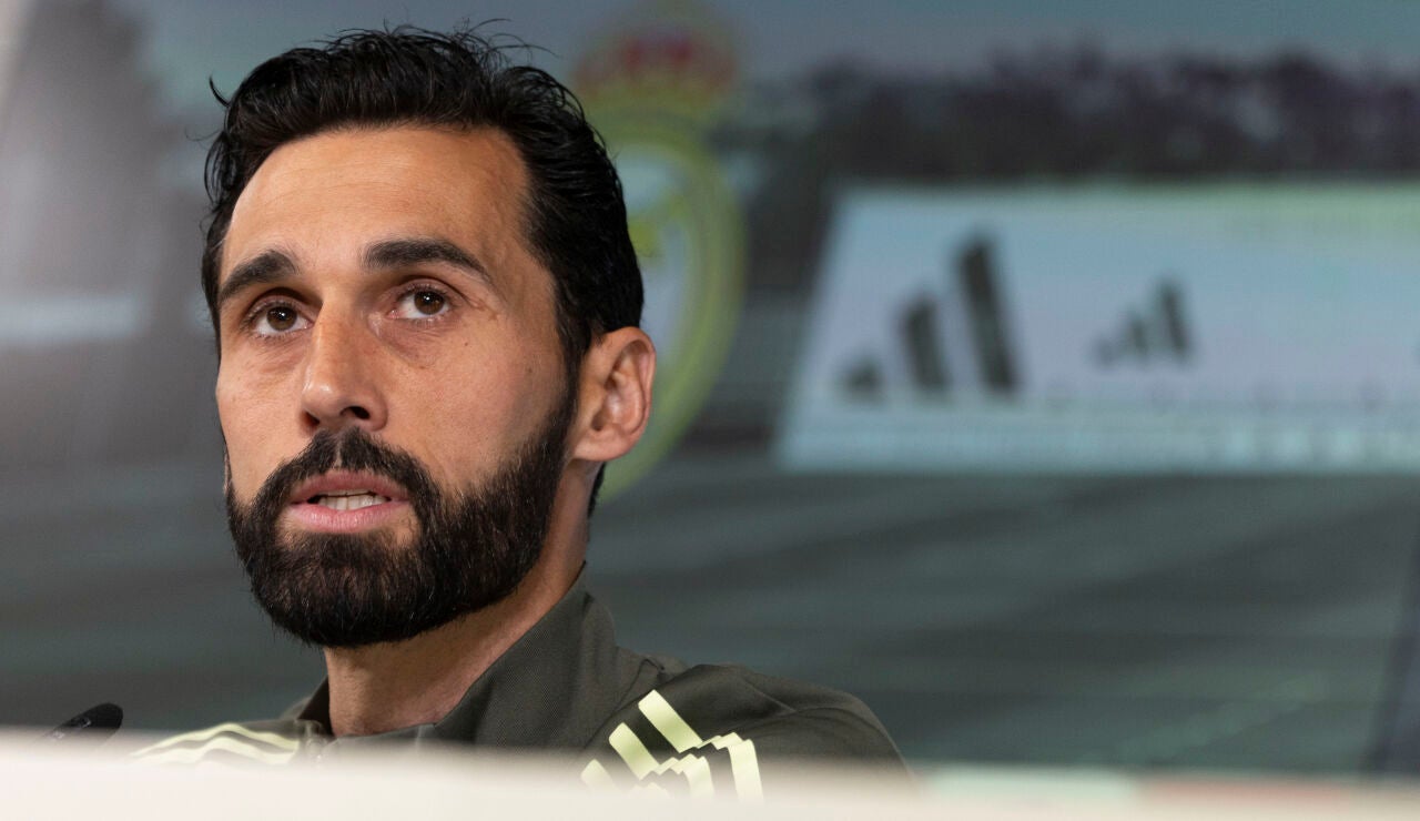 Arbeloa durante una rueda de prensa